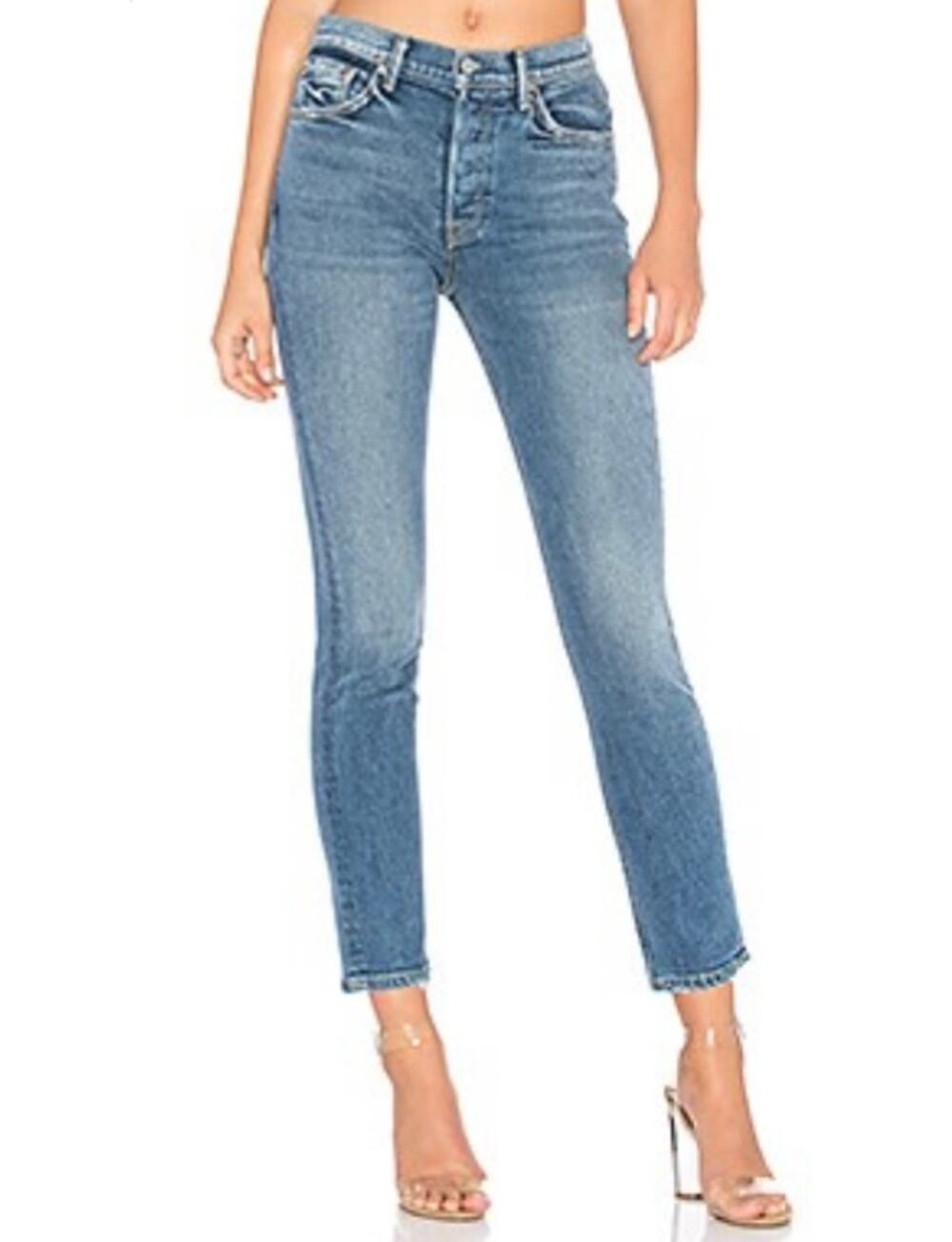 GRLFRND Button Fly Karolina High-Rise Skinny Jean in Groovy Situation Size 31